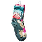 Wholesale - 5pk RUDOLPH TIS THE SEASON CREW SOCKS SIZE 6-8 C/P 60, UPC: 193159224592